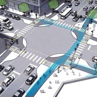 Designing safer intersections for bikes and pedestrians